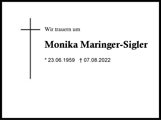 Monika Maringer-Sigler