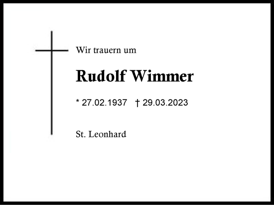 Rudolf Wimmer